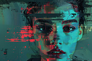 90 Glitch faces, a Person Illustration by Handmadefont (Thumbnail 36 of 94)