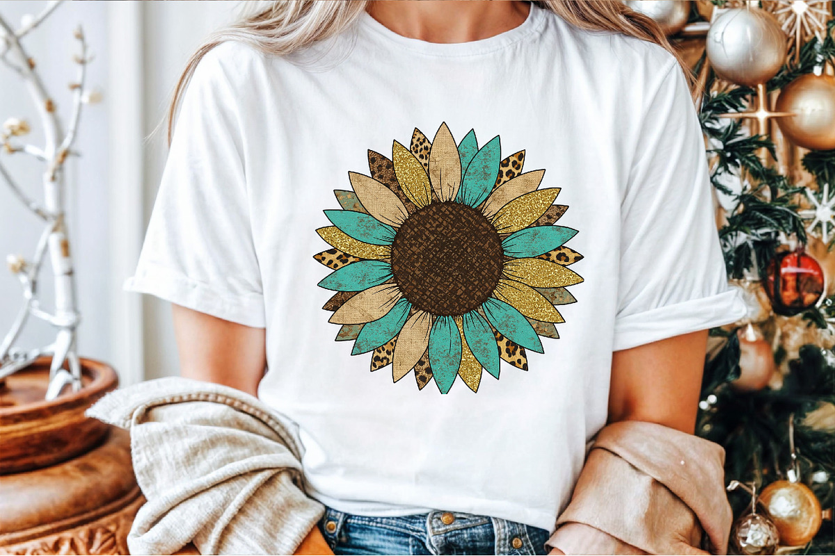 Sunflower Western PNG, an Illustration by Sublimation Artist (Photo 6 of 9)