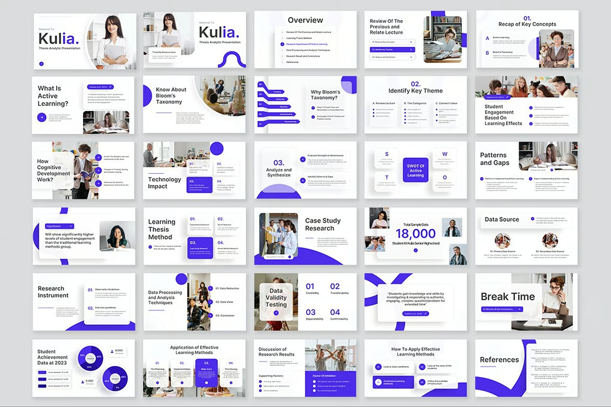 Thesis Analytic Keynote Templates, a Presentation Template by Fit-tee (Photo 11 of 11)