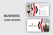 Corporate Business Card Design, a Business Card Template by Pixel Pro (Thumbnail 1 of 4)