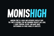 Monishigh Font, a Sans Serif Font by albert_kalingga (Thumbnail 5 of 6)
