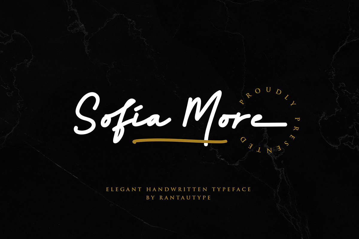 Sofia More - Handwritten Font, a Handwritten Font by RantautypeStudio (Photo 1 of 7)