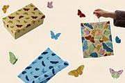 Pastel Butterfly Clipart & Pattern, an Animal Illustration by Vaniuta_Art (Thumbnail 11 of 12)