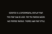 Gerioted - African Experimental Font, a Sans Serif Font by Iqsiart Studio (Thumbnail 3 of 6)