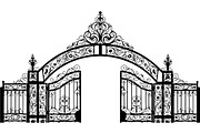 Decorative Iron Gate Bundle, a Decorative Illustration by Designer_Momina (Thumbnail 3 of 26)