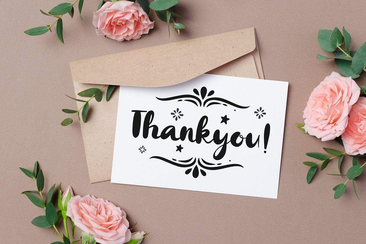 Golden Rainbow, a Script Font by Essentials Studio (Photo 9 of 9)