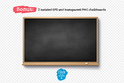Chalked education set (color), an Object Graphic by Sonya Illustrations (Thumbnail 9 of 9)