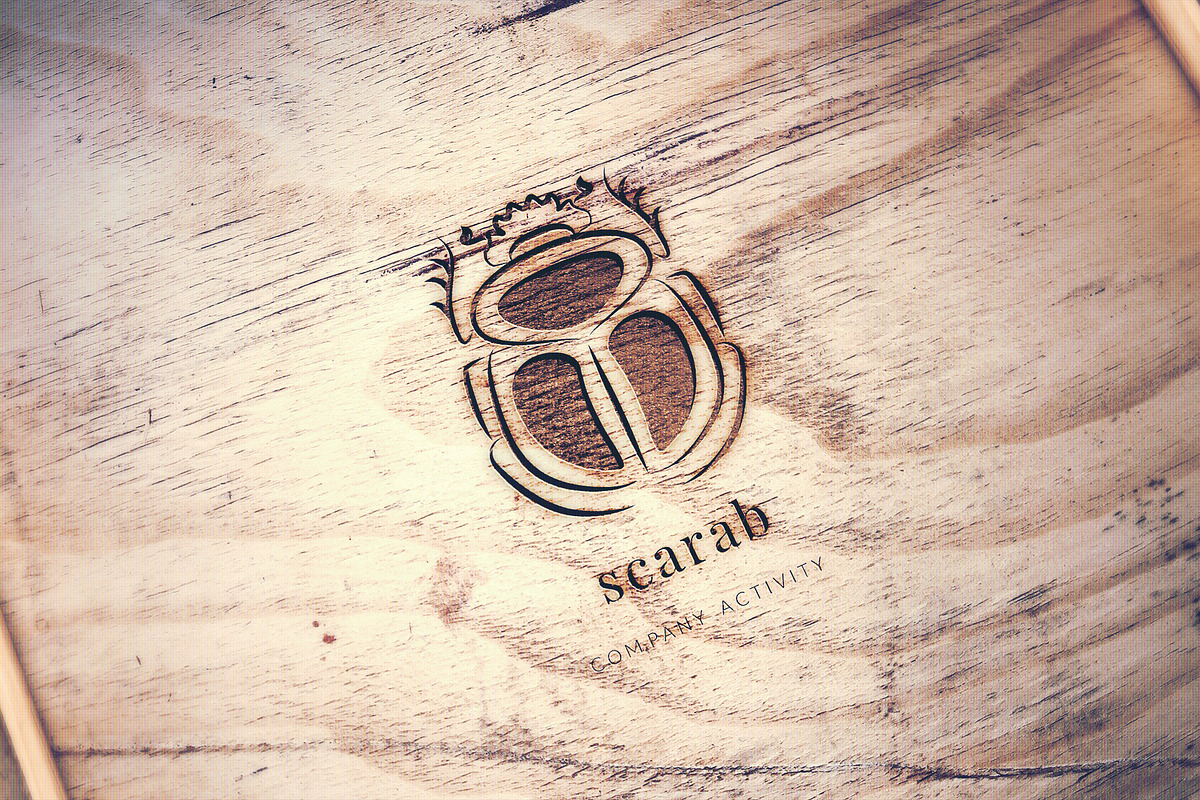 Scarab. Logo template, a Branding & Logo Template by le-genda (Photo 11 of 12)