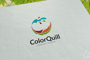 Color Quill - Logo Template