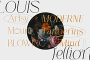 LOUIS felligri | Serif Display Font, a Serif Font by Jolicia Type (Thumbnail 5 of 15)