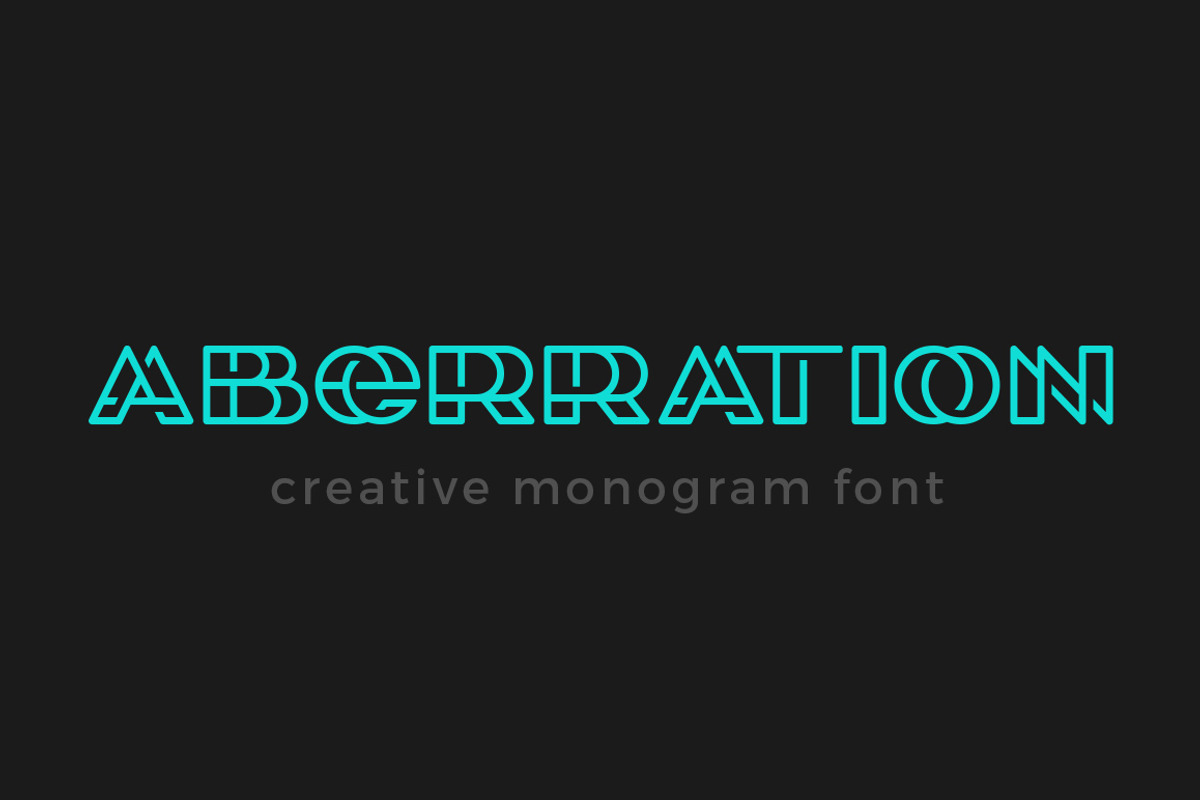Aberration font