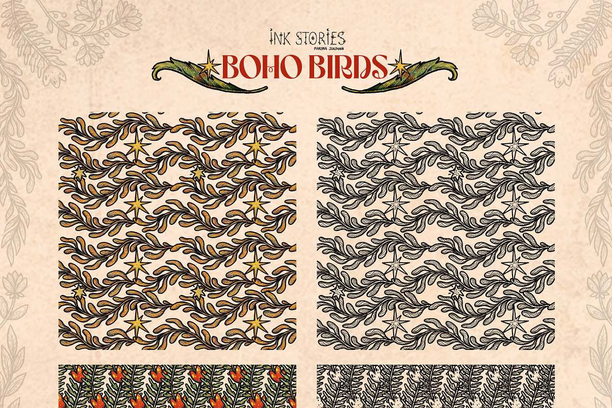 Boho Birds, an Animal Illustration by Ink Stories (Photo 11 of 16)
