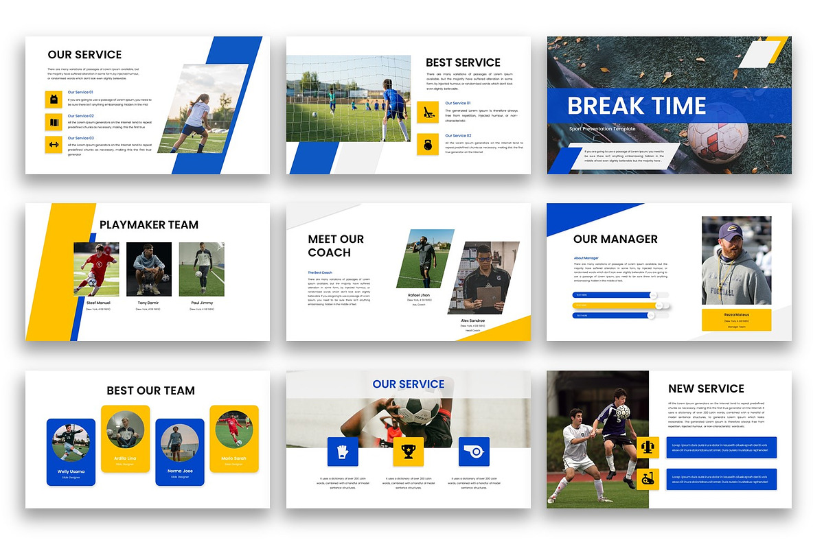 Playmaker – Sport Keynote Template, a Presentation Template by kreatifreya (Photo 4 of 5)