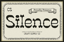 CS Silence – Tuscan Font
