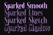 Sparked Extra - Ligature Serif Font, a Serif Font by 177Studio (Thumbnail 7 of 8)