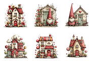 Easter Gnome Gingerbread House, an Illustration by CreationArt (Thumbnail 3 of 7)