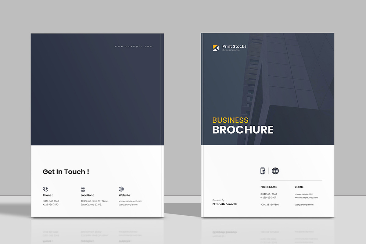 Company Profile Brochure Template, a Brochure Template by Spark_Creative (Photo 15 of 16)