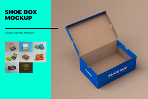 Shoe Box MockUp