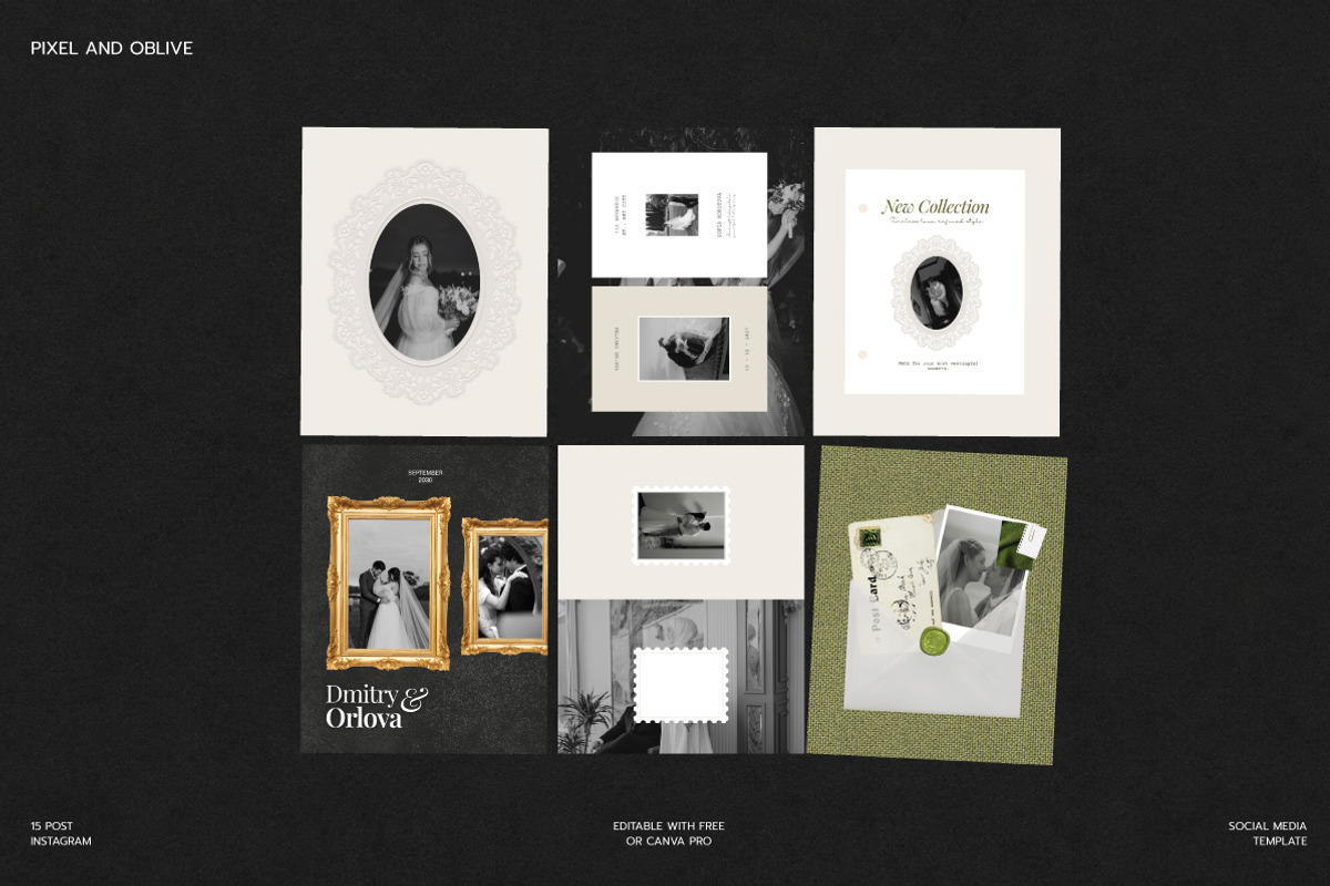 ROME / Post Social Media KIT, a Social Media Template by Pixel And Oblivé (Photo 5 of 6)