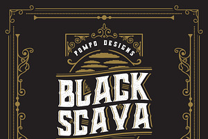 BLackScava + Ornaments + texture