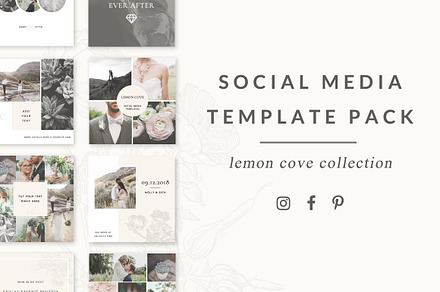 Social Media Templates - Lemon Cove