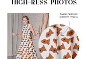 Women Sleeveless Dress Mockup Bundle, an Apparel Mockup by Neutral Mockups (Thumbnail 7 of 8)