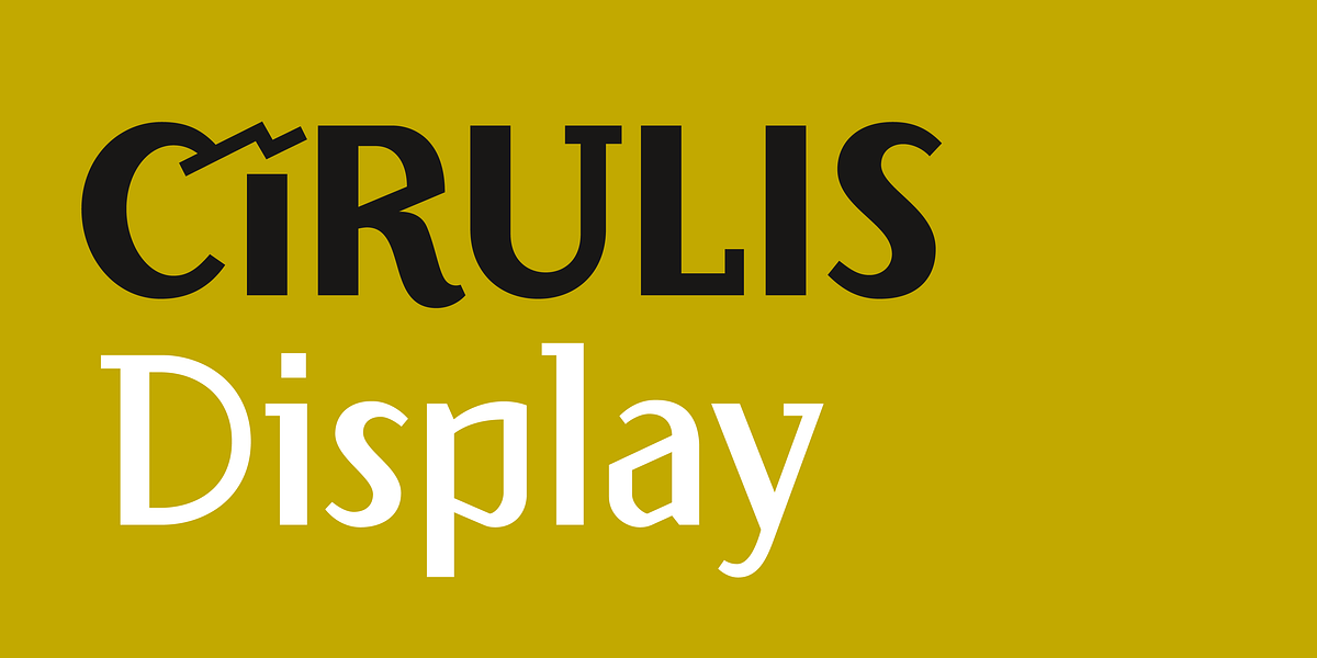 Cirulis Display, a Sans Serif Font by Asketic (Photo 1 of 7)