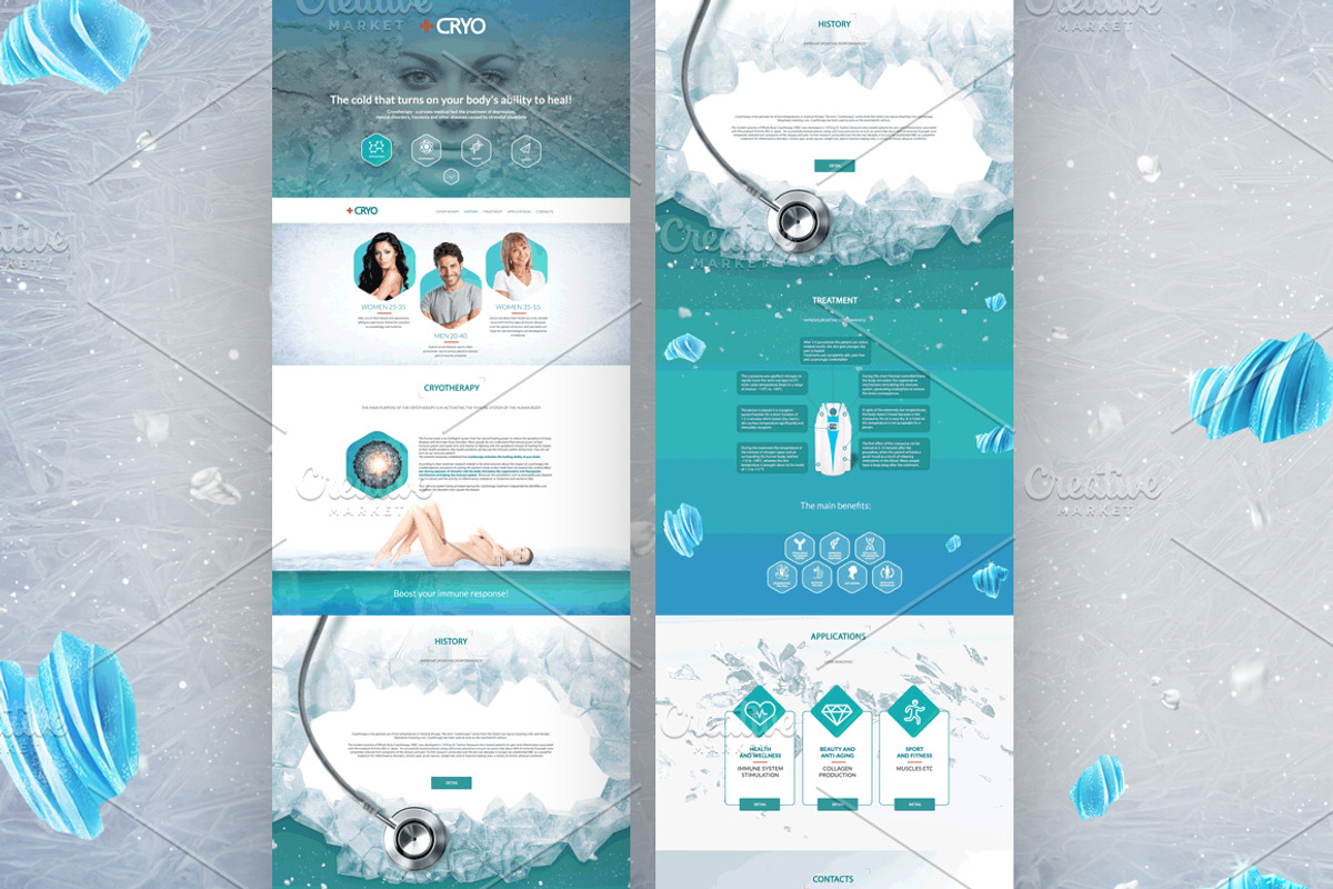 cryo_landing, a Landing Page Template by store for you (Photo 1 of 3)
