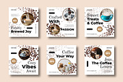 Modern Coffee Shop Social Media, a Social Media Template by MightyDesign (Thumbnail 1 of 8)