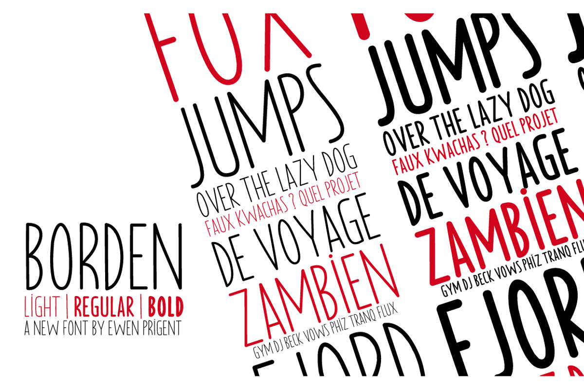 Borden, a Handwritten Font by La Boite Graphique (Photo 2 of 4)