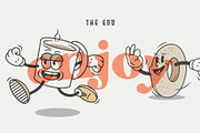 Food Friends v2.0: Vintage Mascots, a Food Illustration by Staple. (Thumbnail 9 of 9)