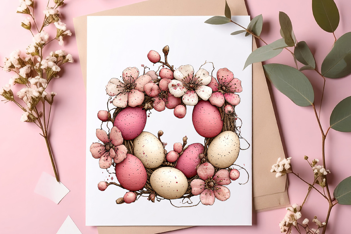 Farmhouse easter decor clipart, an Illustration by SinaCreation (Photo 8 of 11)