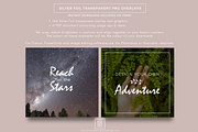 SILVER FOIL WORD OVERLAYS, a Graphic by Illumineer Media & Design (Thumbnail 4 of 7)