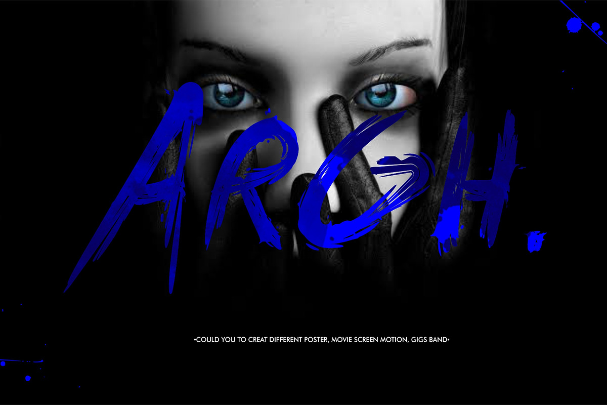 Banis Bush Font preview 2