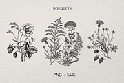 Vector Animals & Summer Flowers Set, a Seasonal Illustration by Yevheniia (Thumbnail 10 of 14)