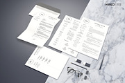 Minimalist CV Resume + Cover Letter, a Resume Template by HIRED Design Studio (Thumbnail 3 of 10)