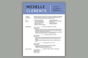 Teacher Resume Template, a Resume Template by Scribbled Napkin Design (Thumbnail 2 of 4)