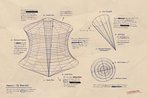 Vintage Blueprint Set