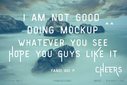 Vintage Modern Typeface, a Font by YandiDesigns (Thumbnail 7 of 7)