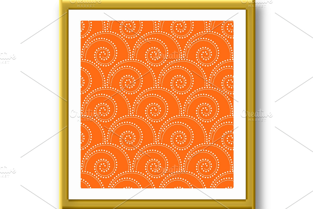 Vector pattern with circles, a Pattern Graphic by RODINA (Photo 2 of 3)