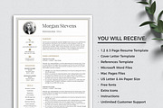 3 Page Resume Template CV with Photo, a Resume Template by Klamp Studio (Thumbnail 8 of 10)