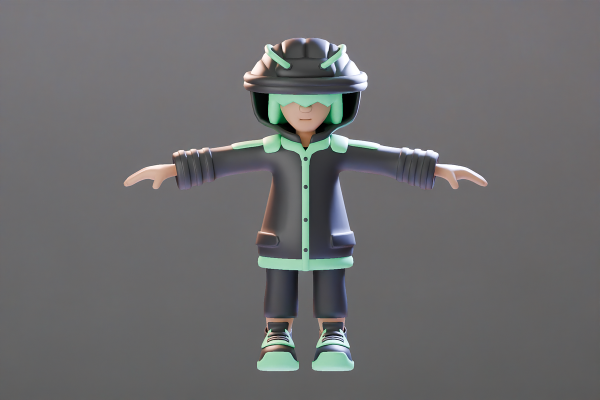 Cyber Tech 3D Character Pack, a Characters & Person 3D Model by Dudukbersama (Photo 8 of 9)