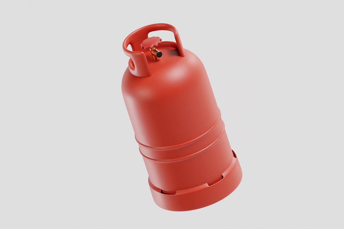 Gas Cylinder, an Object 3D Model by fahad121 (Photo 3 of 7)