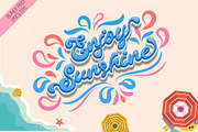 Summer Party Font, a Script Font by Nobu Collections (Thumbnail 3 of 10)