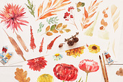 Watercolor Autumn Bouquet, an Illustration by harmonia_green_art (Thumbnail 11 of 12)