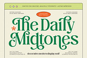 The Daily Midtones Decorative Serif, a Serif Font by AmorfaType (Thumbnail 1 of 8)
