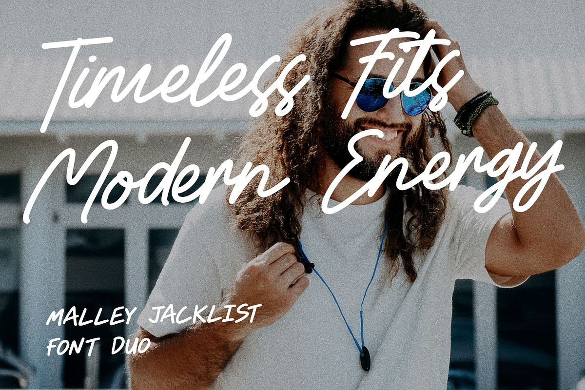 Malley Jacklist Script Sans Font Duo, a Handwritten Font by Maulana Creative (Photo 5 of 7)