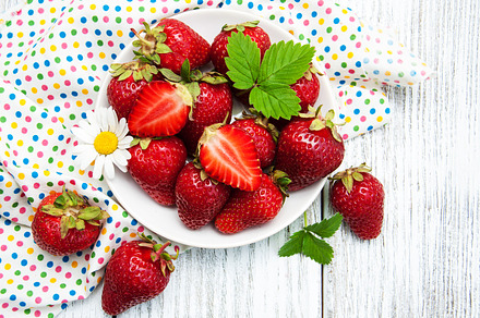 Strawberries featuring strawberry, strawberries, and wooden, a Food & Drink Photo by Olena Rudo