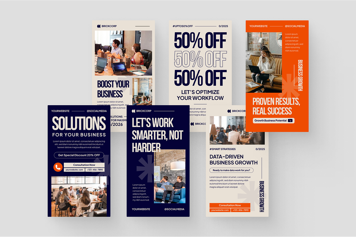 Business Marketing Instagram Story, a Social Media Template by MMPixelCraft (Photo 3 of 4)