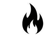 Bold black fire flame icon vector, an Illustration by Amazin_art (Thumbnail 22 of 29)